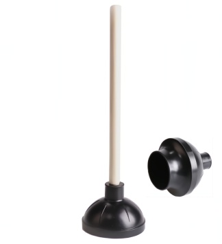 Siphon robuste avec manche en bois